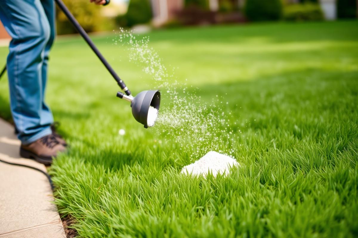 Professional lawn fertilizing service in Tulsa